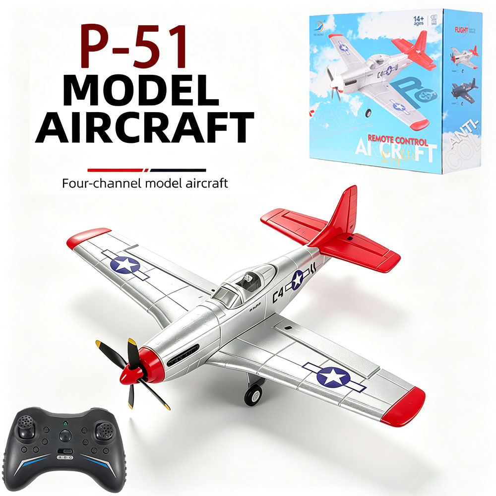 Rc Glider Foam Wing - FX9501 Mustang Fighter Jet P51 RC