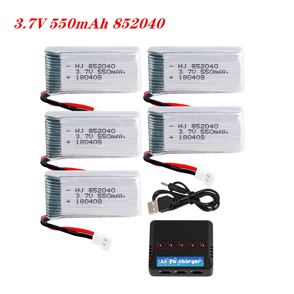 Rc Hobby Vehicles - 3.7V 550mAh 25C Lipo Battery 852040