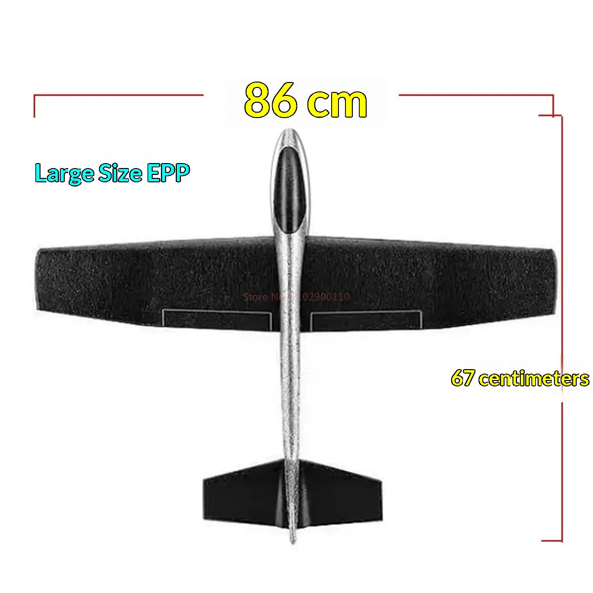 85cm RC Glider Plane for Kids  - Rc Glider Foam Wing 评论和价格