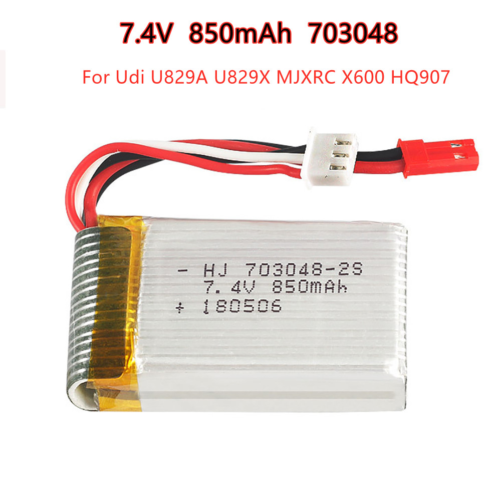1-5pcs  2s 7.4V 850mAh 703048  - Rc Hobby Vehicles 评论和价格
