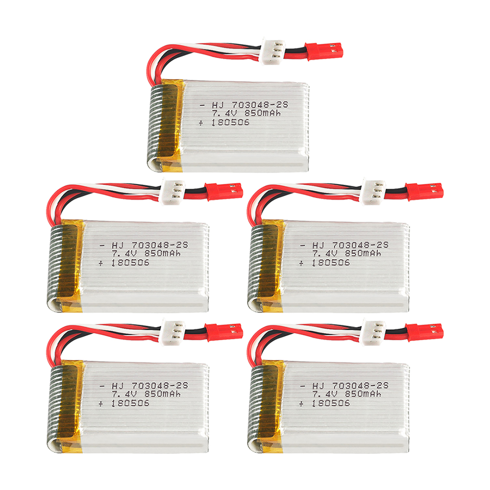 1-5pcs  2s 7.4V 850mAh 703048  - Rc Hobby Vehicles 评论和价格