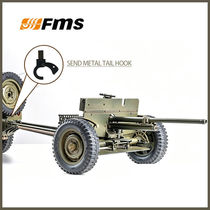FMS 1/12 C1336 M3 Anti-tank Gu - Rc Jeep Hobby 评论和价格