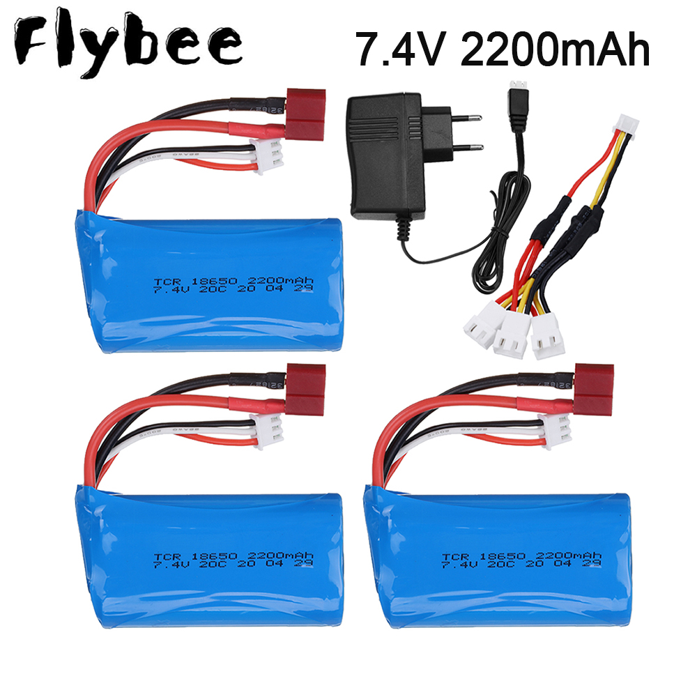 7.4V 2200mAh 18650 Lipo Batery - Rc Hobby Vehicles 评论和价格
