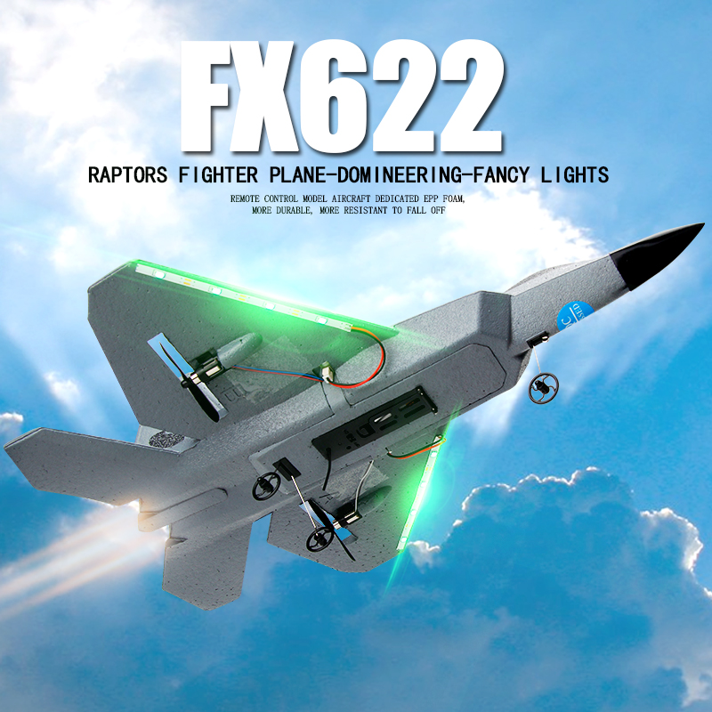 FX622 RC Glider F22 Remote Con - Rc Glider Foam Wing 评论和价格