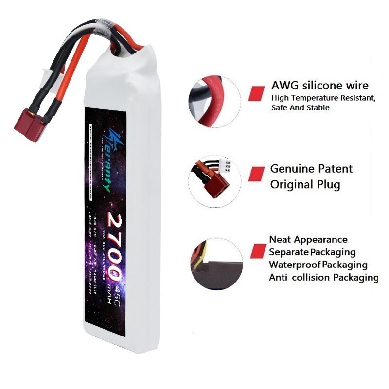 1/3PCS 2S 7.4V Lipo Battery 27 - Rc Hobby Vehicles 评论和价格