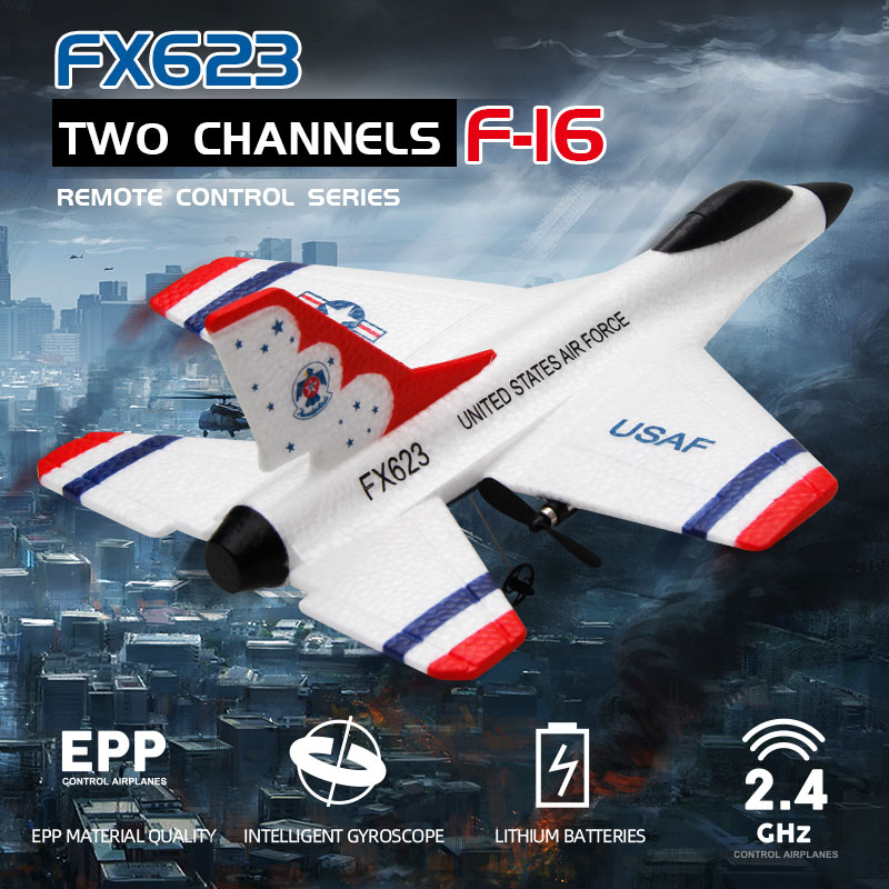 New Fx623/F16 RC Airplane Two  - Rc Glider Foam Wing 评论和价格