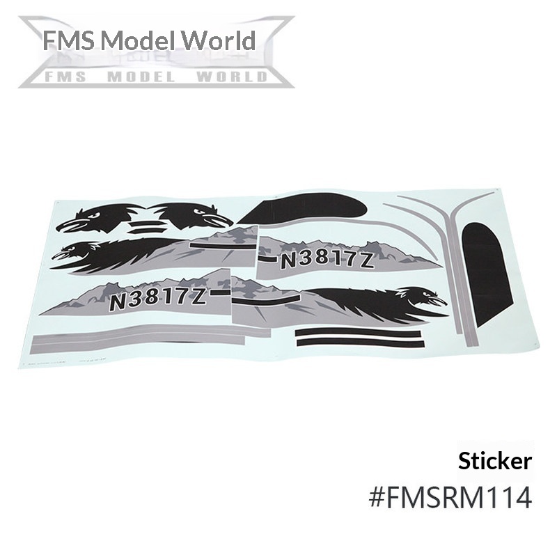 FMS RC Plane Decals For 1700mm - Rc Hobby Vehicles 评论和价格