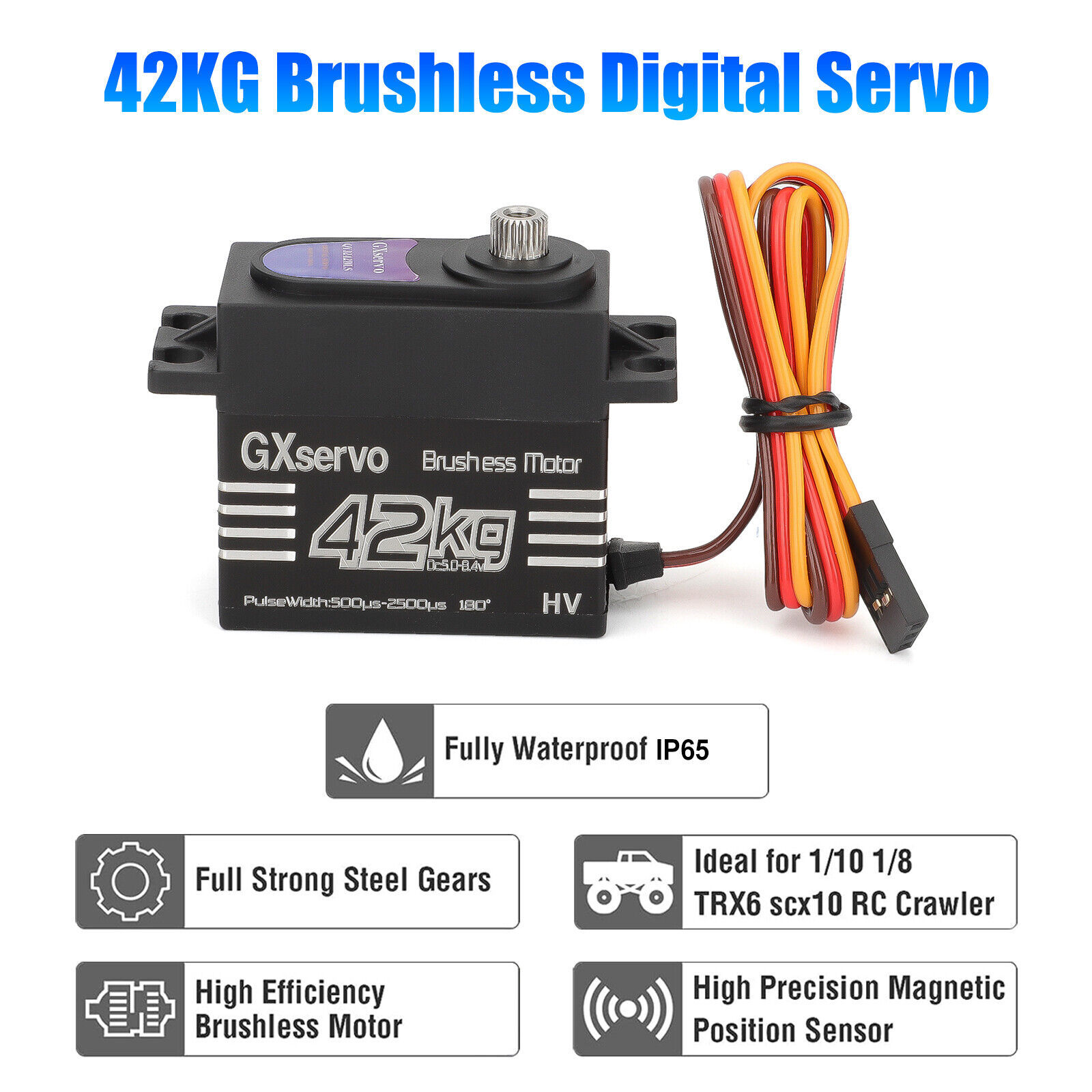 Brushless Motor 180° Metal Gea - Rc Hobby Motors 评论和价格