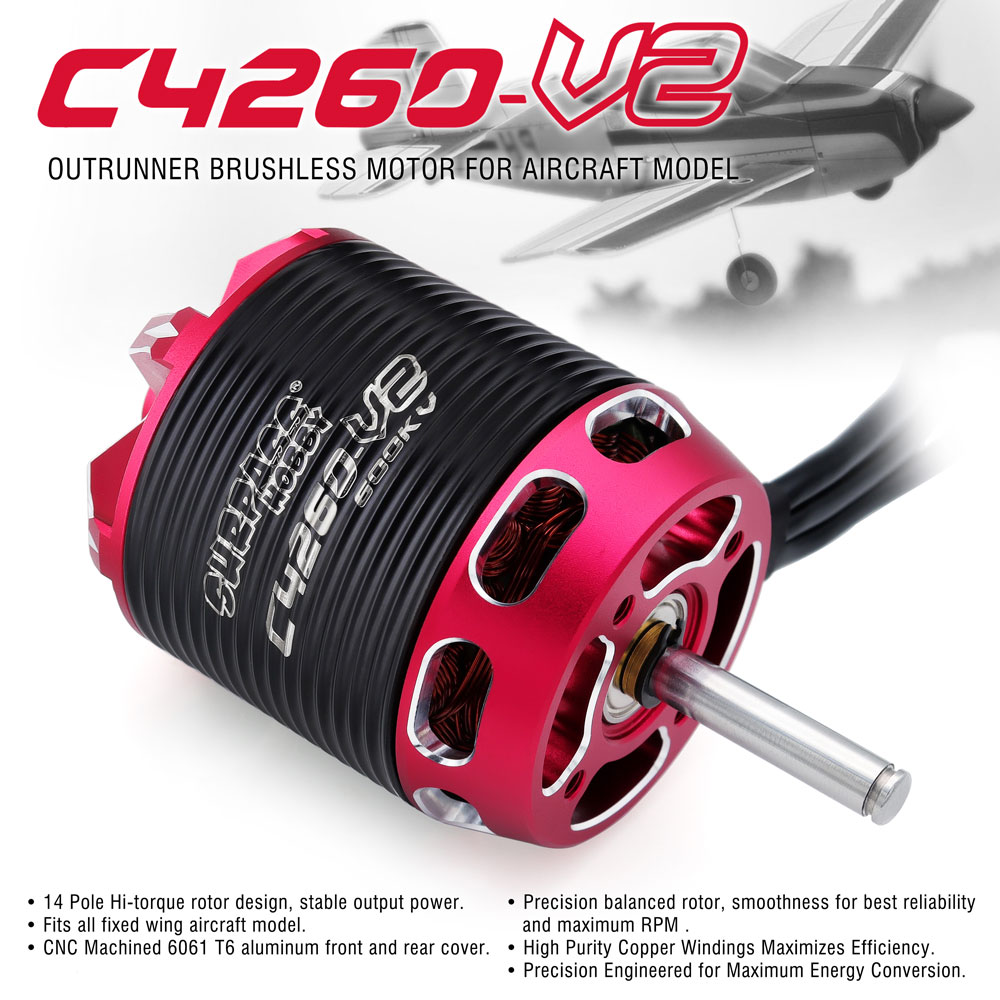SURPASS HOBBY C4240 750KV/850K - Rc Hobby Motors 评论和价格